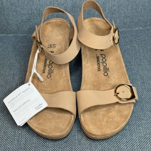 Birkenstock SOLEY Sandcastle Wedge Sandals shoes women size 10 - Picture 4 of 9